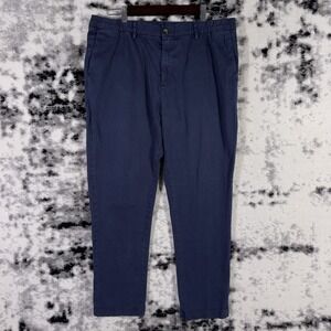Bear Bottom Chino Mens Size XL 36x28 Navy Blue Stretch Preppy Golf Career Office
